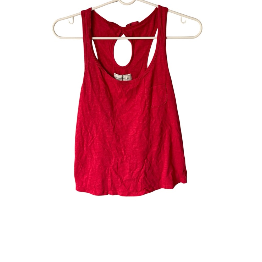 Abercrombie & Fitch Red Tank Top